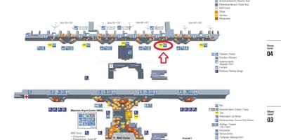 Карта Мюнхена Терминал 1 аэропорта