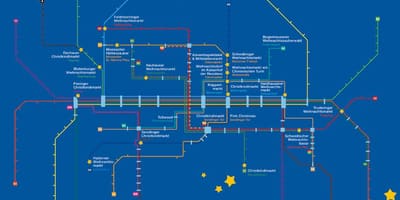 Карта Мюнхен рождественские базары