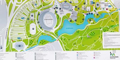 Карта Мюнхена Олимпийский парк