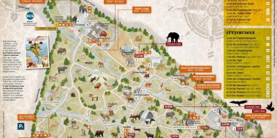 Карта Мюнхена зоопарк