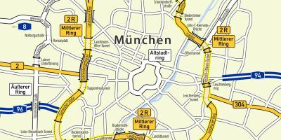 Мюнхен кольцо карта