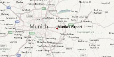 Карта Мюнхена и окрестностей